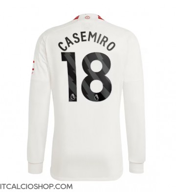 Manchester United Casemiro #18 Terza Maglia 2023-24 Manica Lunga